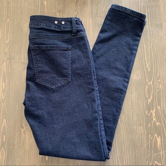 CAbi Dark Wash Skinny Stretch Jeans Size 4 - Picture 4 of 5